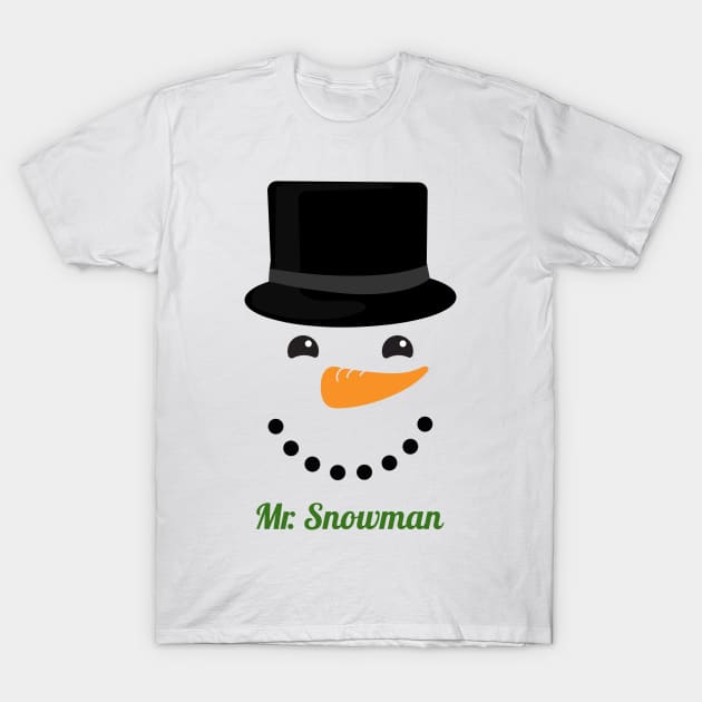 Mr Snowman T-Shirt by Sanworld